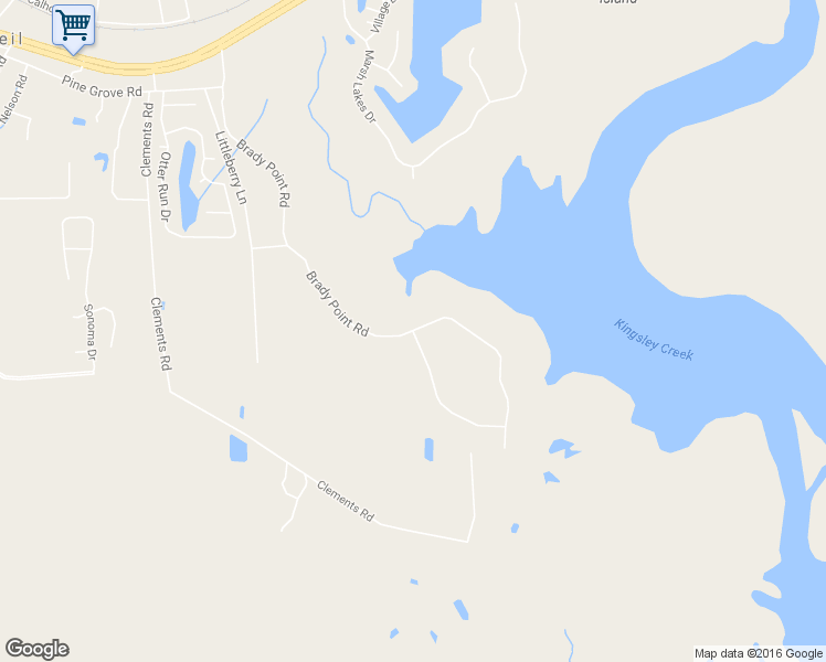 map of restaurants, bars, coffee shops, grocery stores, and more near 96039 Brady Point Road in Fernandina Beach