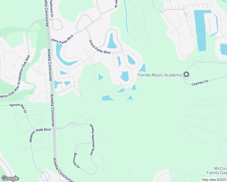 map of restaurants, bars, coffee shops, grocery stores, and more near 33100 Prairie Parke Place in Fernandina Beach