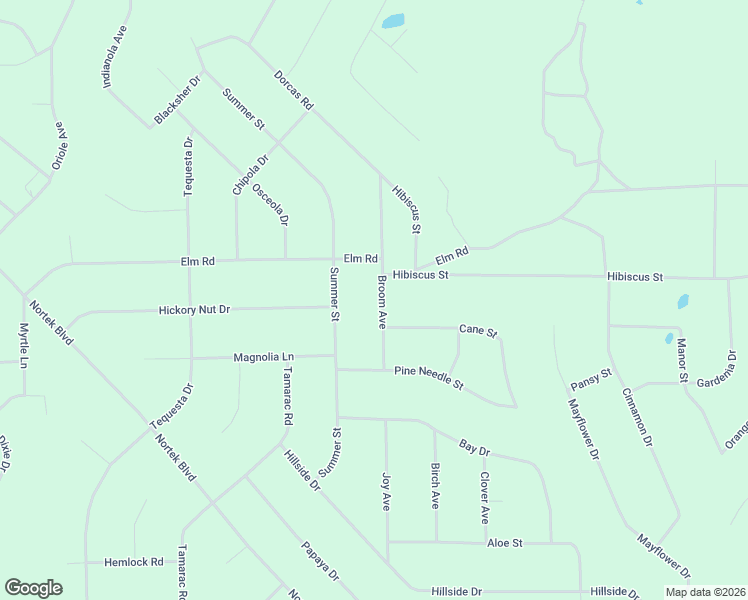 map of restaurants, bars, coffee shops, grocery stores, and more near Broom Avenue in Marianna