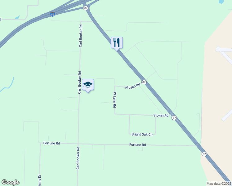 map of restaurants, bars, coffee shops, grocery stores, and more near 4742 West Lynn Road in Milton