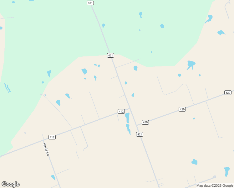 map of restaurants, bars, coffee shops, grocery stores, and more near 1650 County Road 421 in Taylor