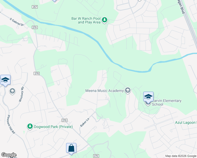 map of restaurants, bars, coffee shops, grocery stores, and more near 751 Baker Lane in Leander