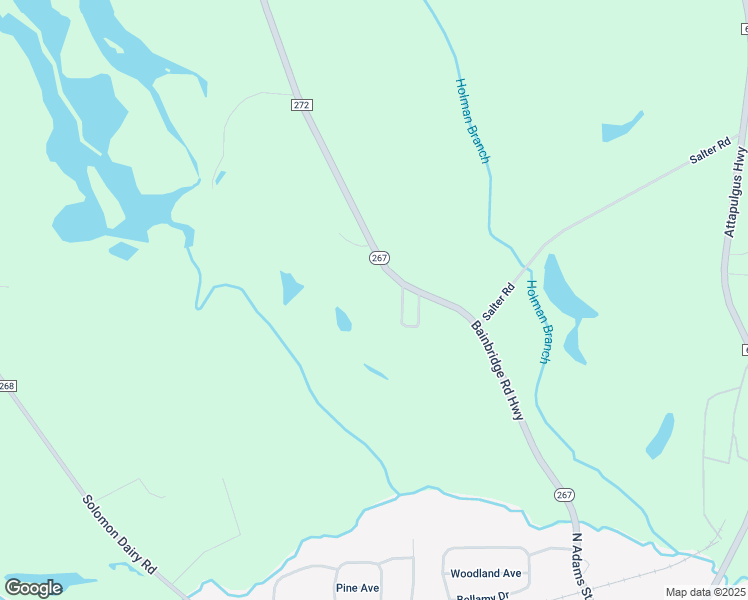 map of restaurants, bars, coffee shops, grocery stores, and more near 851 Bainbridge Highway in Quincy