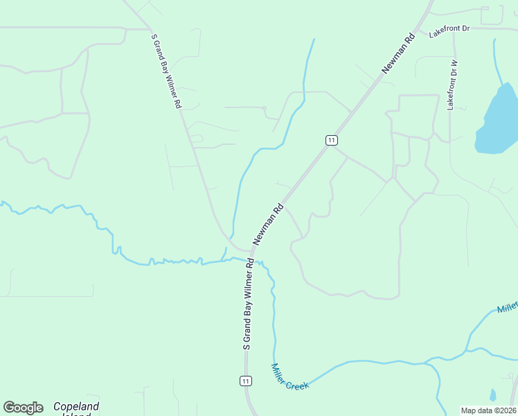 map of restaurants, bars, coffee shops, grocery stores, and more near 3942 Newman Road in Mobile