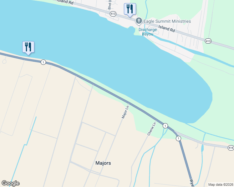 map of restaurants, bars, coffee shops, grocery stores, and more near 6332 False River Drive in Oscar