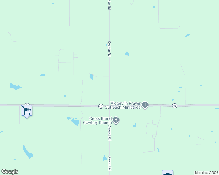 map of restaurants, bars, coffee shops, grocery stores, and more near 52089 Cyprian Road in Loranger