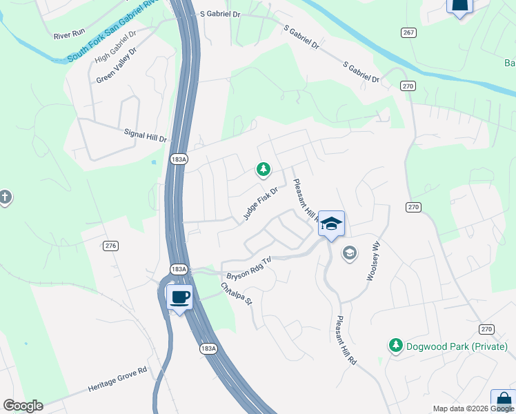 map of restaurants, bars, coffee shops, grocery stores, and more near 616 Judge Fisk Drive in Leander