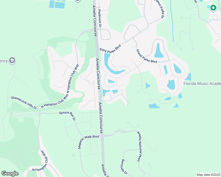 map of restaurants, bars, coffee shops, grocery stores, and more near 84046 Avriett Way in Fernandina Beach