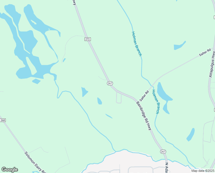 map of restaurants, bars, coffee shops, grocery stores, and more near 851 Bainbridge Highway in Quincy