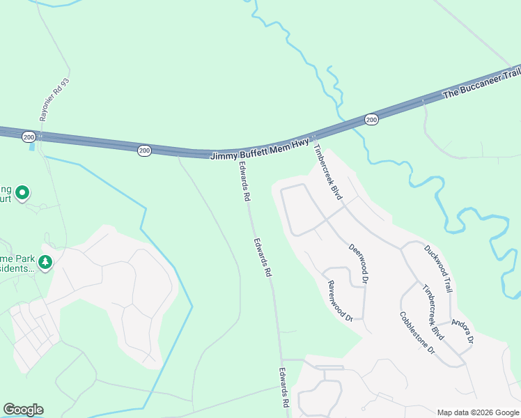 map of restaurants, bars, coffee shops, grocery stores, and more near 75758 Edwards Road in Yulee