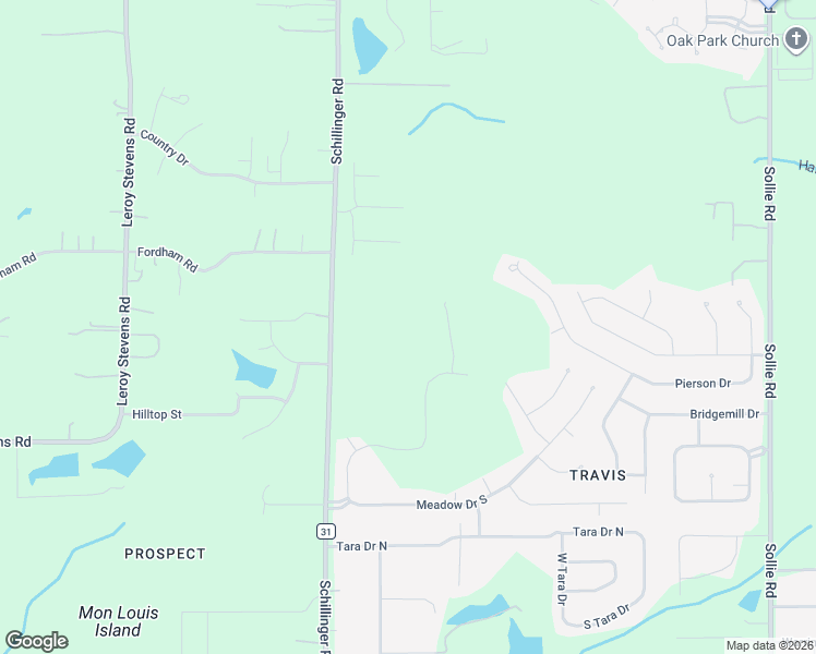 map of restaurants, bars, coffee shops, grocery stores, and more near 7630 Meadows Drive South in Mobile