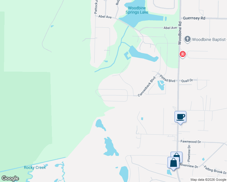 map of restaurants, bars, coffee shops, grocery stores, and more near 4900 Pattock Place in Milton