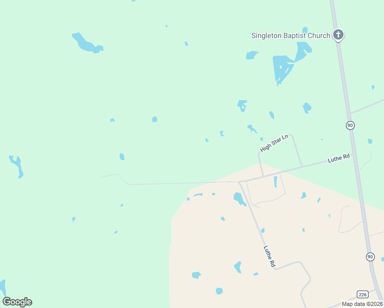 map of restaurants, bars, coffee shops, grocery stores, and more near 3656 Luthe Road in Bedias