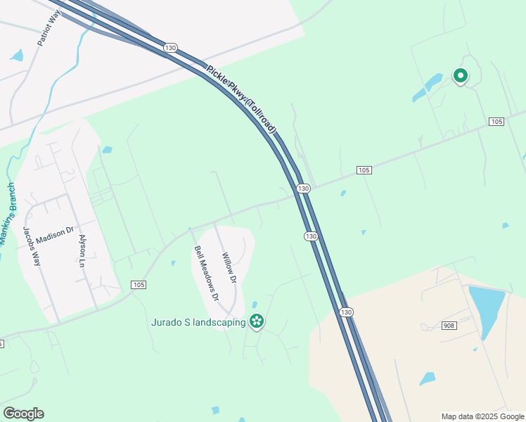 map of restaurants, bars, coffee shops, grocery stores, and more near 101 Heather Cove in Hutto