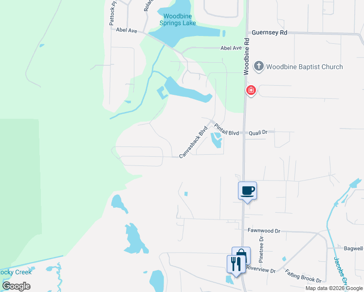 map of restaurants, bars, coffee shops, grocery stores, and more near 4729 Ephrem Lane in Pace