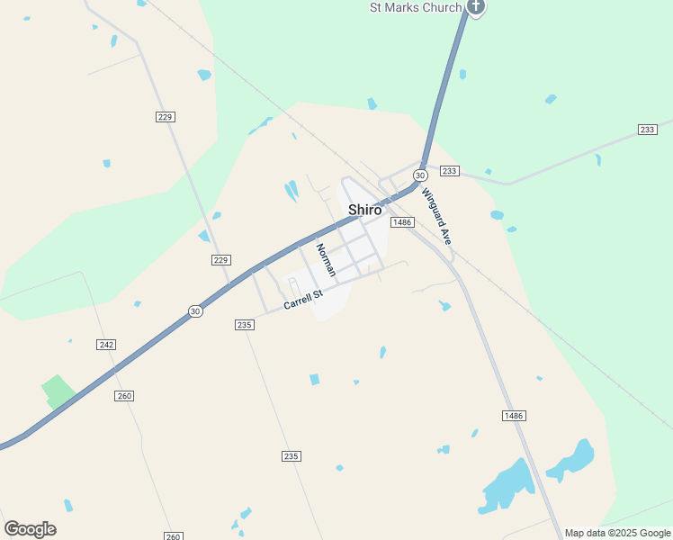 map of restaurants, bars, coffee shops, grocery stores, and more near 9606 Norman in Shiro
