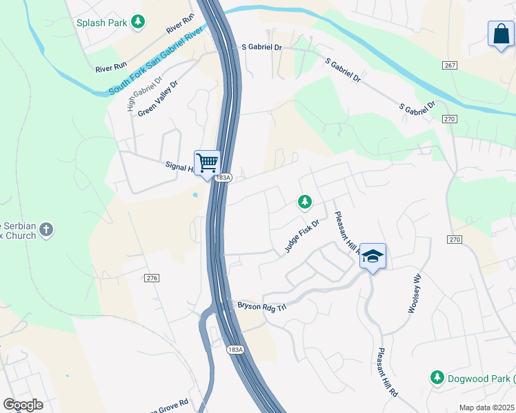 map of restaurants, bars, coffee shops, grocery stores, and more near 2229 Ringstaff Road in Liberty Hill