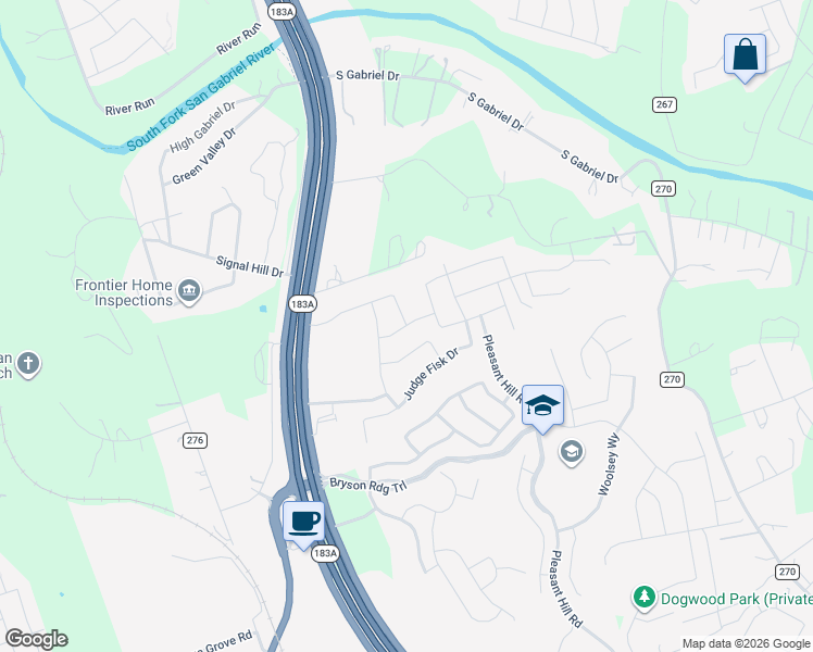map of restaurants, bars, coffee shops, grocery stores, and more near 536 Golden Glory Road in Liberty Hill