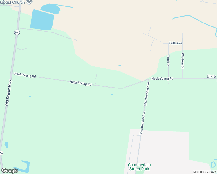 map of restaurants, bars, coffee shops, grocery stores, and more near 1587 Heck Young Road in Baker