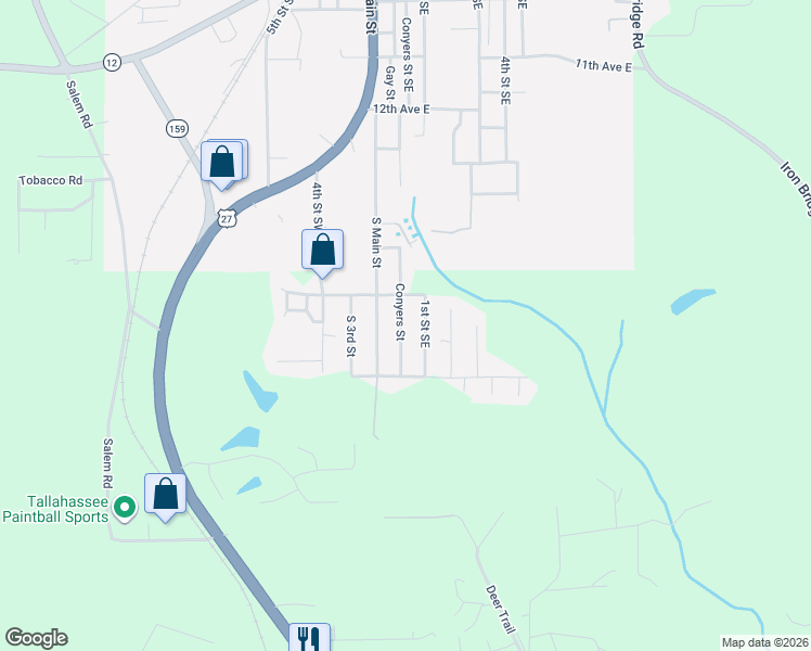 map of restaurants, bars, coffee shops, grocery stores, and more near 913 Conyers St in Havana