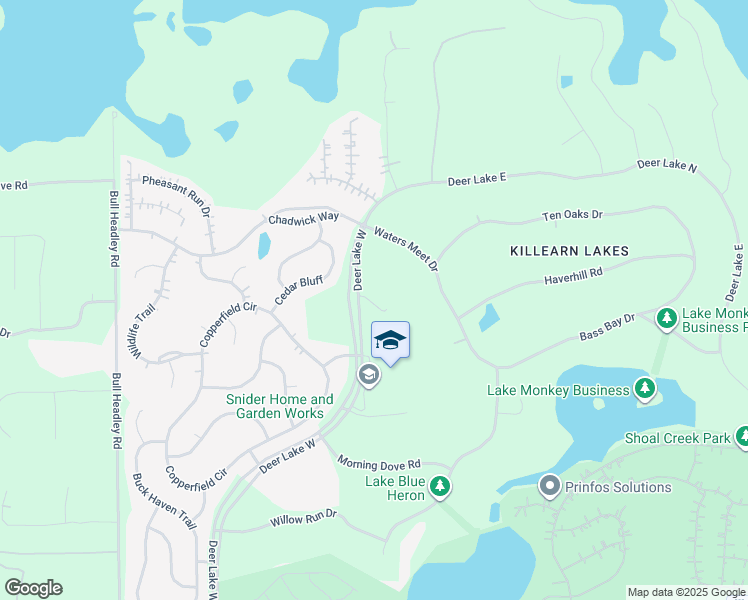 map of restaurants, bars, coffee shops, grocery stores, and more near 2230 Pine Landing Court in Tallahassee