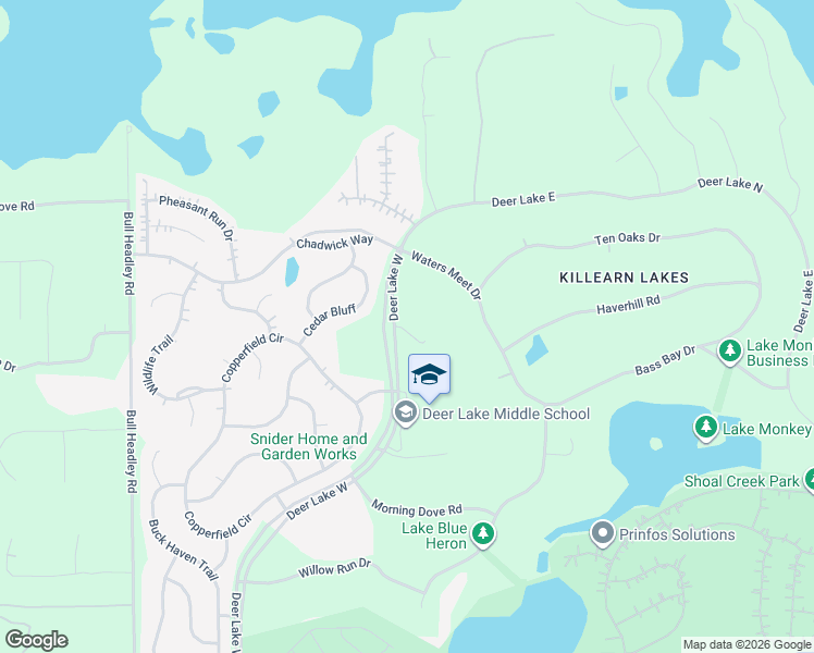 map of restaurants, bars, coffee shops, grocery stores, and more near 2218 Pine Landing Court in Tallahassee