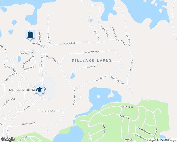 map of restaurants, bars, coffee shops, grocery stores, and more near 2321 Haverhill Road in Tallahassee