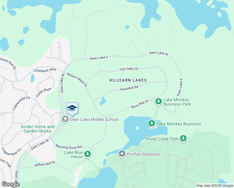 map of restaurants, bars, coffee shops, grocery stores, and more near 2321 Haverhill Road in Tallahassee