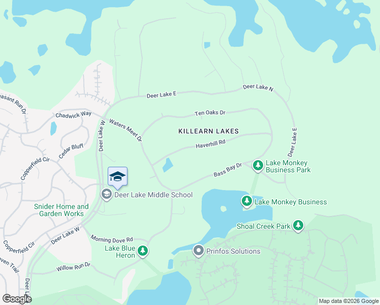 map of restaurants, bars, coffee shops, grocery stores, and more near 2321 Haverhill Road in Tallahassee
