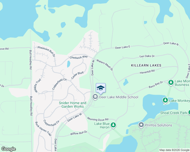 map of restaurants, bars, coffee shops, grocery stores, and more near 2224 Pine Landing Court in Tallahassee