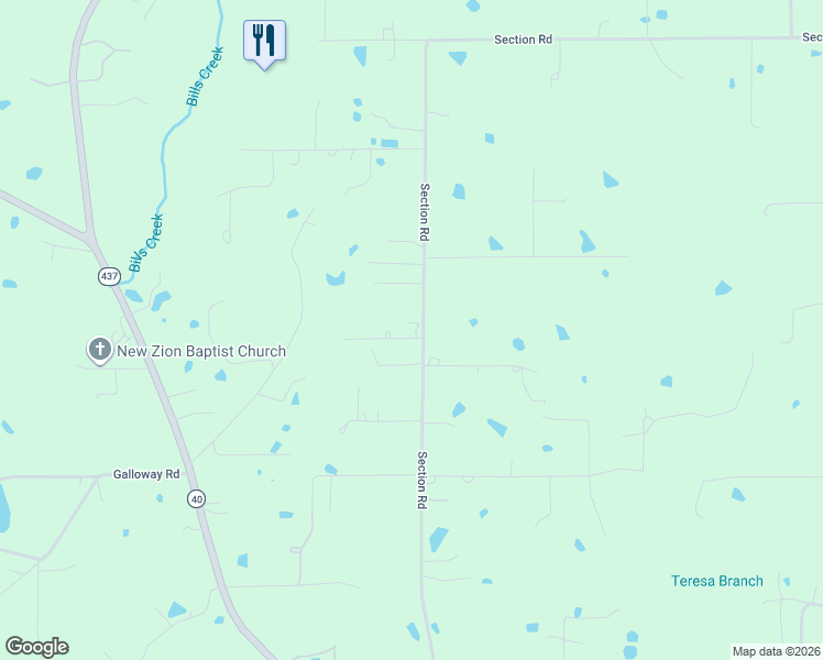 map of restaurants, bars, coffee shops, grocery stores, and more near 81179 Section Road in Covington