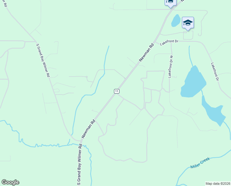 map of restaurants, bars, coffee shops, grocery stores, and more near 3923 Newman Road in Mobile