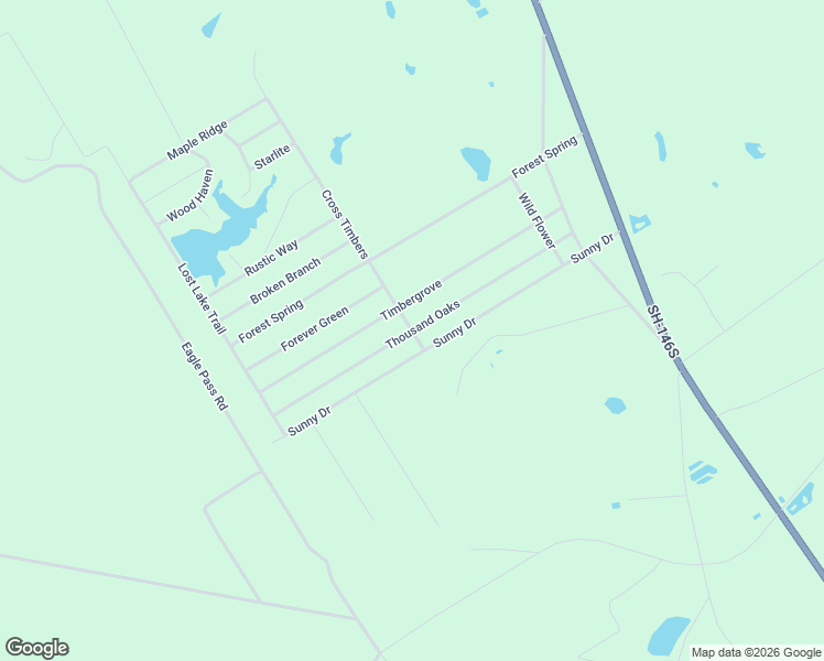 map of restaurants, bars, coffee shops, grocery stores, and more near Thousand Oaks in Polk County