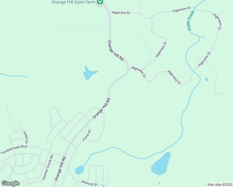 map of restaurants, bars, coffee shops, grocery stores, and more near 3385 Orange Hill Road in Chipley