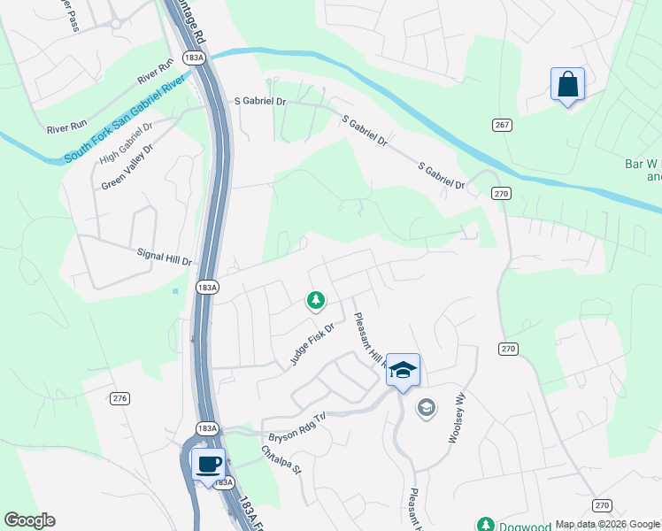 map of restaurants, bars, coffee shops, grocery stores, and more near 2320 Upchurch Street in Leander