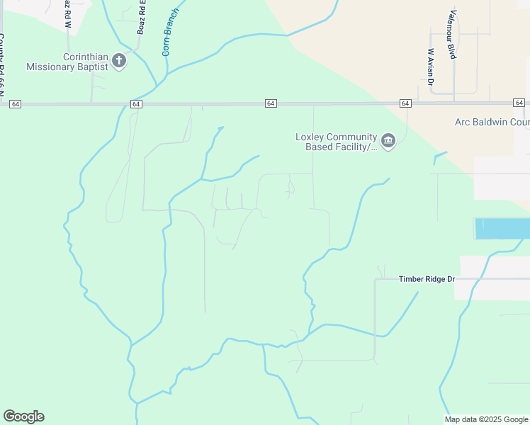 map of restaurants, bars, coffee shops, grocery stores, and more near 14458 Wolf Run in Loxley
