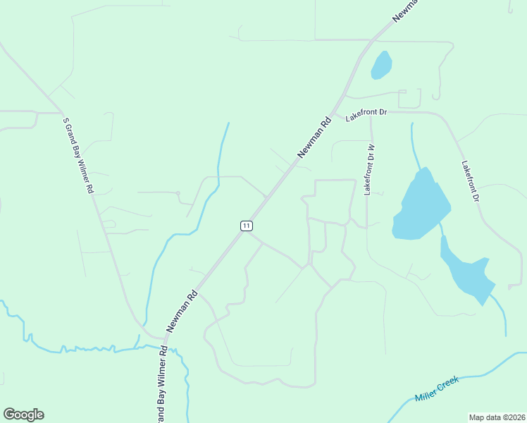 map of restaurants, bars, coffee shops, grocery stores, and more near 3735 Newman Road in Mobile