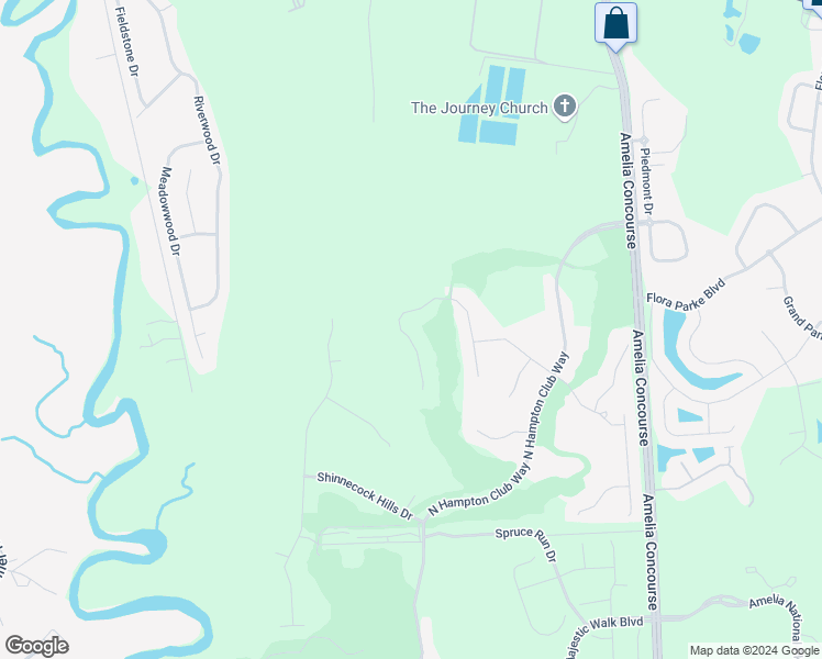 map of restaurants, bars, coffee shops, grocery stores, and more near 86380 Eastport Drive in Fernandina Beach