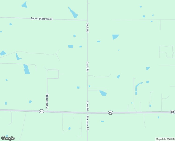 map of restaurants, bars, coffee shops, grocery stores, and more near 52257 Cook Road in Loranger