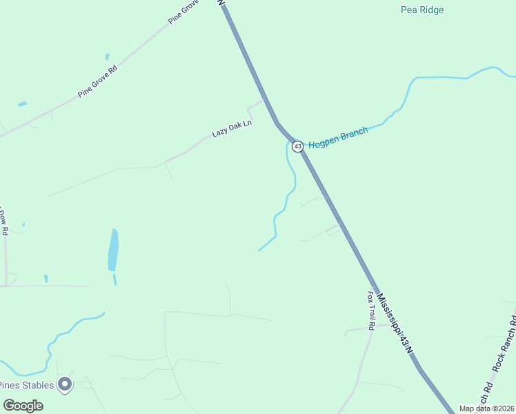 map of restaurants, bars, coffee shops, grocery stores, and more near 4551 Mississippi 43 in Picayune