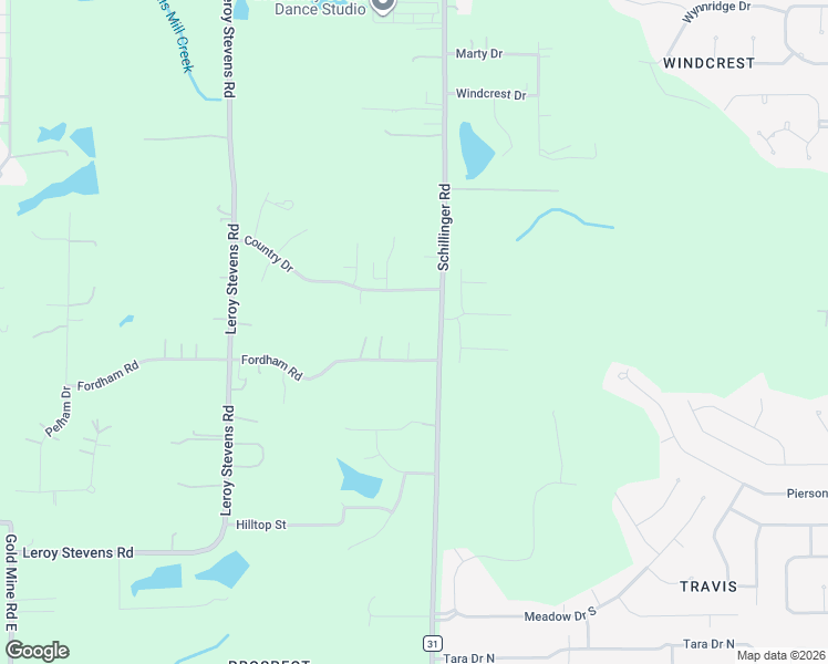map of restaurants, bars, coffee shops, grocery stores, and more near 3750 Schillinger Road South in Mobile