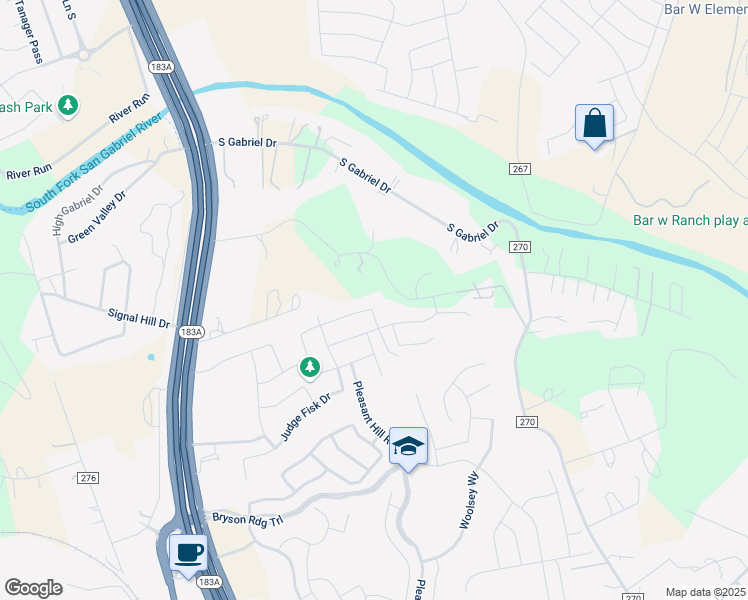 map of restaurants, bars, coffee shops, grocery stores, and more near 2320 Silktassel Road in Leander