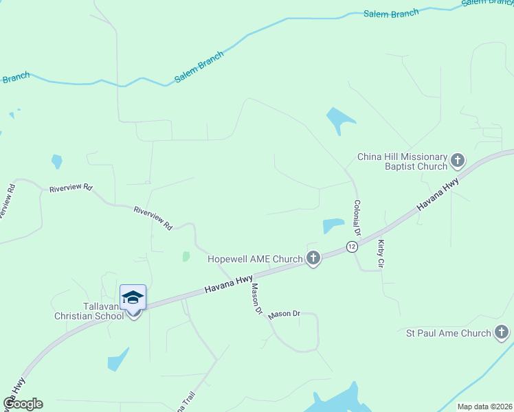 map of restaurants, bars, coffee shops, grocery stores, and more near 370 Mathis Drive in Havana