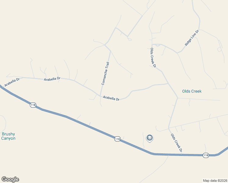 map of restaurants, bars, coffee shops, grocery stores, and more near Arabella Drive in Fort Davis