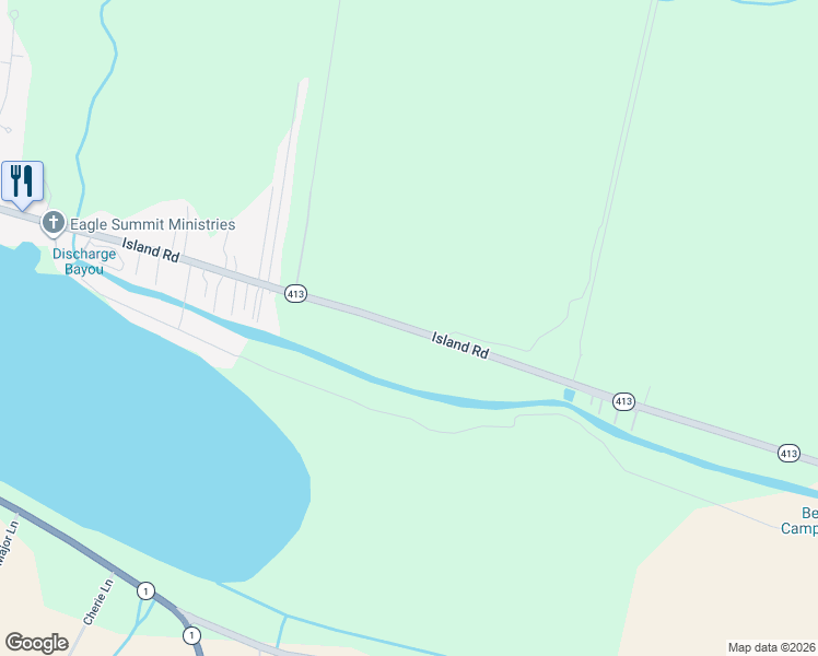 map of restaurants, bars, coffee shops, grocery stores, and more near 5630 Island Road in Jarreau