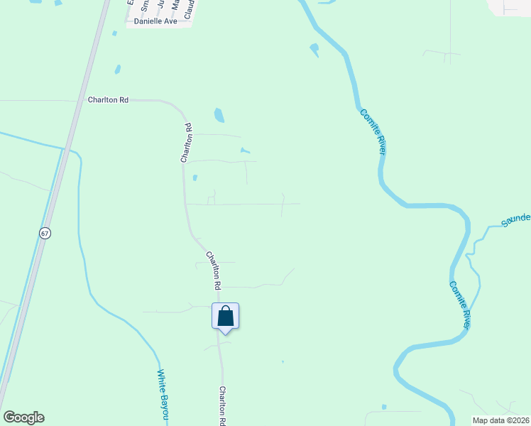 map of restaurants, bars, coffee shops, grocery stores, and more near 8148 Comite Acres Drive in Baker