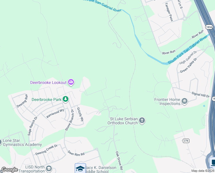 map of restaurants, bars, coffee shops, grocery stores, and more near 1900 Oak Grove Road in Leander