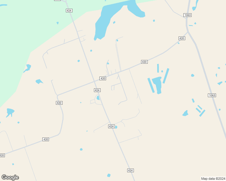 map of restaurants, bars, coffee shops, grocery stores, and more near 5237 County Road 424 in Thrall