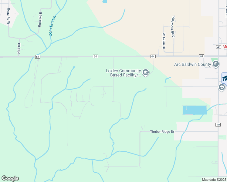 14351 Loxley Heights Road, Loxley AL Walk Score