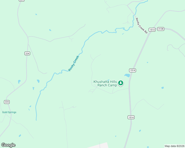 map of restaurants, bars, coffee shops, grocery stores, and more near Donahoe Road in Coldspring